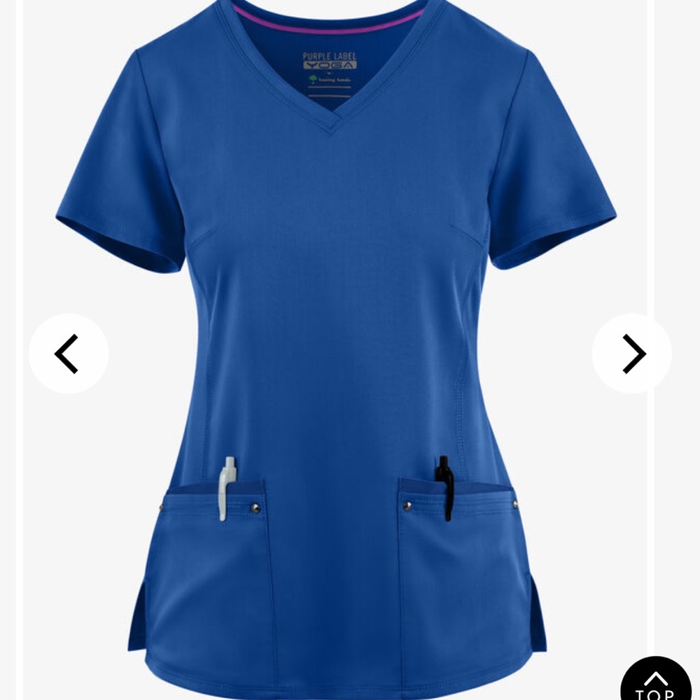 HEALING HANDS SCRUBS TOP *LIKE NEW*